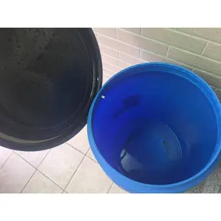 【台中太平自取】120L藍色塑膠桶 化學桶 蓄水桶 園藝種植花盆 花桶 回收桶 肥料桶 油漆桶 垃圾桶 空桶 耐酸鹼桶