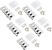 24 Sets Footprint Keychains for Baby Shower Party Favors,Baby Shower Favors For Girls with Organza Bags Thank Tags Rope for Baby Shower Party
