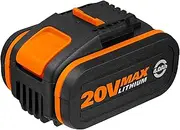 WORX 20V PowerShare 4.0Ah Battery Pack Lithium-ion, Battery Capacity Indicator WA3553