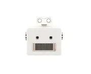 Mini-wireless Bluetooth small stereo portable retro speaker - WHITE