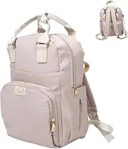 Beavorty Ergonomic Mommy Diaper Backpack Large Capacity Diaper Bag for Girls for Women