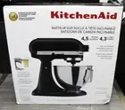 New KitchenAid Ultra Power Plus4.5qt Tilt-Head Stand Mixer -Matte Black -KSM96BM