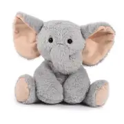 Valentines Day Gifts Baby Elephant Bedtime Stuffed Animal Plush Toy 11", Grey