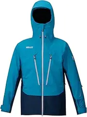 [MILLET] MIV03153 Ski Jacket, Tiffon Warm Next, Steep Jacket, Men's, messile blue/sapphire (New LOGO), L