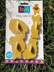 Vintage 1996 Wilton Disney Cookie Cutter Set Winnie the Pooh Eeyore Tigger