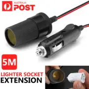 5m Car Cigarette Cigar Lighter Adapter Extension Cable Socket Charger Lead 12v