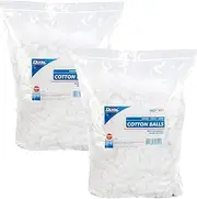 Cotton Balls. Case of 4000 Medium Cotton Balls for Wound Care. Soft and Absorbent, 100% Cotton. Non-sterile Cotton. Soft, White, Single use, Latex-Free.