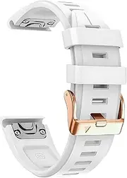[outvi] 20mm Watch Band for Garmin fenix 5s plus fenix 6s fenix 7s pro quickfit 20 bands Replacement for garmin epix 2 42mm standard short strap Rose Gold women soft