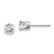 14kw 1.00ct. I2 K L Diamond Stud Push on Post Earrings