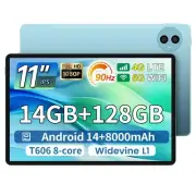Tablet 11 inch Android 14 Tablets, P50 14GB+128GB,1TB Expand, Widevine L1 Com...