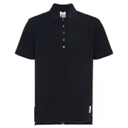 [Thom Browne] Classic Pique Stripe Relaxed Polo Men