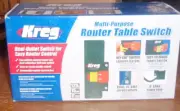 Kreg #PRS3100 Black Plastic/Metal Multi-Purpose Router Table Switch-New