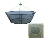 Portable Folded Fishing Net Fish Shrimp Minnow Crayfish Crab Baits Cast MeshTrap