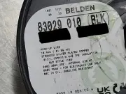 Belden 83029 #18awg M16878/5 EE Silver (SCC) PTFE 200C Hook-Up Wire Black /25ft