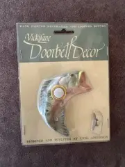 Vickilane Bass Fish Doorbell Button Lighted Vicki Anderson New