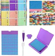 Rhinestine Painting Memory, Artistic Storage Containers Rinestone Tray & Holder for Tool Protection, Gem Tools Accessories for Craft Boxes for Men