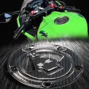 Real Carbon Fiber Gas Tank Fuel Cap Cover Decal Ninja ZX6R/ZX10R/1000/Vulcan 650
