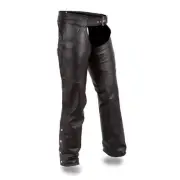 Support RS Real Leather Biker Chaps For Boys