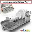 Joseph Joseph Dish Rack Drainer Plate Drying with Cutlery Tray Kitchen Dishrack