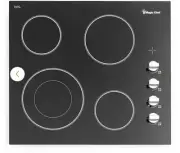 Magic Chef 24 in. Radiant Electric Cooktop in Black with 4 Burner Elements
