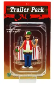 Carnie Barney Trailer Park AMERICAN DIORAMA 1:18 Scale MALE MAN 3.75" Figure