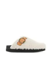 Isabel Marant Ivory Shearling Footb Slippers