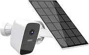 Connect SmartHome 2K Outdoor Security Camera with Solar Panel – Colour Night Vision, IP65 Weatherproof, Motion Detection, 2-Way Audio, Local Storage, Dual-Band WiFi, Alexa & Google Compatible