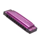 of C Diatonic Harmonica Mouthorgan with ABS Reeds Mirror Surface Design B8J3