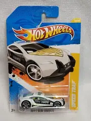 HOT WHEELS "SPEED TRAP"POLICE CAR; "2011 NEW MODEL" SERIES; #15/50 2010 White