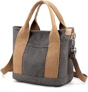 [Wxnow] Canvas Messenger bags for women,Tote Crossbody Shoulder Bag Satchel Purse