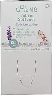 Little Me Soft Lavender Fabric Softner 5 Liter Bag-in-a-Box with Dispenser Faucet - Hypoallergenic, Paraben-Free and Biodegradable - Safe for Baby’s Sensitive Skin, and Eco-Friendly