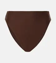 [Jade Swim] Jade Swim Incline high-rise bikini bottoms AU 10 brown