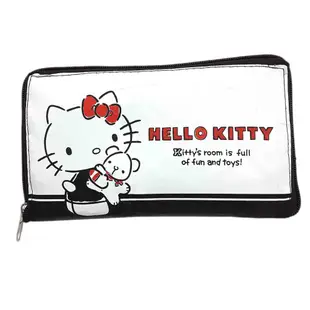 Hello Kitty 皮夾式折疊購物袋【台灣正版現貨】