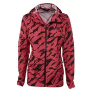 THE NORTH FACE Womens Flyweight Hoodie,Raspberry Red Mountain Print Size:Small