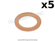 PORSCHE (1970-1976) Copper Washer - Oil Drain Plug (5 PCS) FISCHER & PLATH
