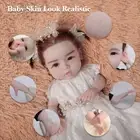 Anzi 18.5" Reborn Baby Dolls Full Silicone Baby Doll Gifts with Drink-Wet System