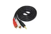 3.5mm to 2 RCA Cable For Sharper Image #204919 #206077 #30603 Wireless Headphone