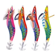 Attract More Squids with Luminous Squid Jigs Hook Octopus Bait 10 5cm 12 2g