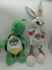 Rare 2007 Looney Tunes Cecil Turtle & Bugs Plush Stuffed Animal ￼Nanco 14”