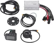 EVTSCAN Electric Bike Upgrade Kit, 15A Controller, EN06 Display, Thumb Throttle, Power Assist Sensor, Waterproof, for 250W 350W Motor DIY E Bike Conversion