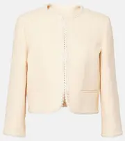 [Valentino] Valentino Crepe Couture jacket AU 18 white