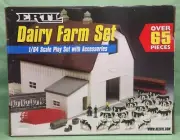 Ertl 1/64th Scale Dairy Farm Over 65 Pieces NIB
