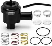 HAN-Store Aluminum Recirculate Diverter Valve Turbo BOV Boost Fit for Volkswagen Golf Fit for Jetta 2000-2005 Fit for Audi 1. 8T 2. 7T 1998-2006 HT-BOV04 (Color : Black)