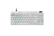 Logitech G PRO X TKL RAPID tenkeyless gaming keyboard with Magnetic Analog Switches (White)