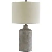 Signature Design by Ashley Linus Ceramic Table Lamp in Antique Black