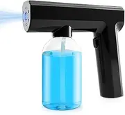 Disinfectant Fogger Machnie, Nano Steam Gun Rechargeable, 300ML Handheld Protable Electric ULV Sprayer with Blue Light Atomizer for Outdoor Indoor, Home, Office, School or Garden
