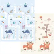 2x1.8m Foldable Baby Play Mat Picnic Mat EPE Foam 1cm Thick Free Carry Bag 3C
