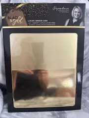 Crafters Companion - LUXURY MIRROR CARD - SARA SIGNATURE COLLECTION BLACK & GOLD