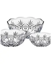 Godinger Set of 3 Serving Bowls