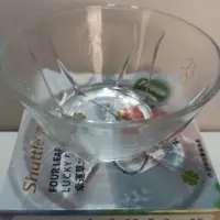 在飛比找蝦皮購物優惠-幸運草水晶碗 玻璃碗 水果碗 透明碗 沙拉碗 冰淇淋碗 浩鑫